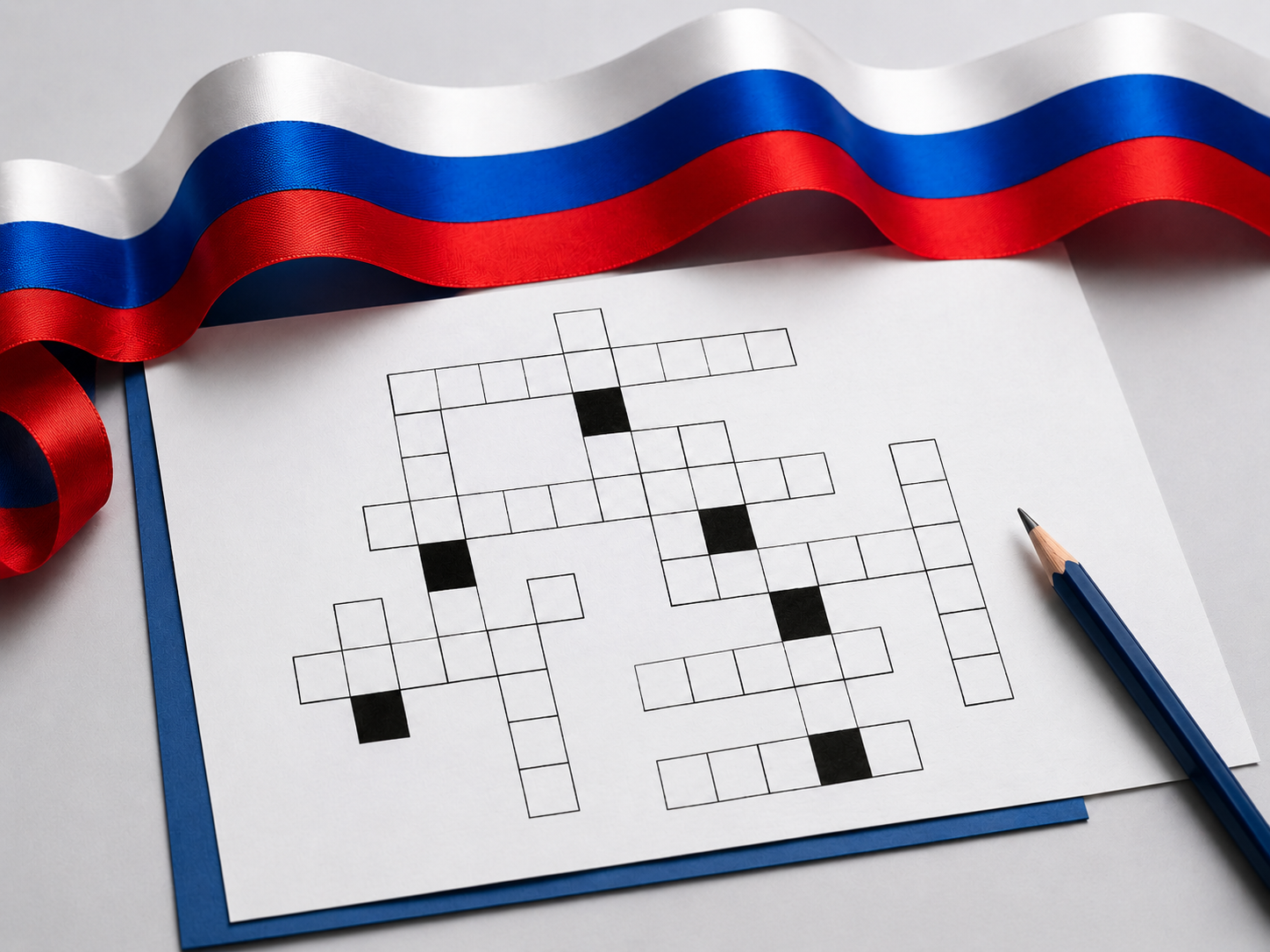 Кроссворд Российский флаг