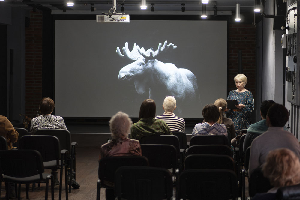 Moose in myths and literature A local history lecture was held in the library 2026 1
