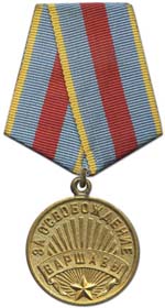 medal za osvobozhdenie varshavy